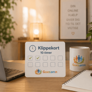 10-timers klippekort til administrativ hjælp