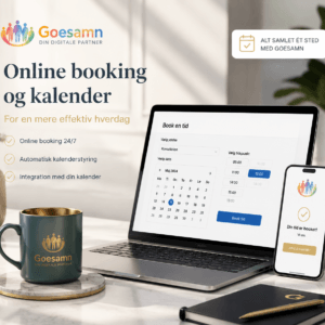 Onlinebooking til dine kunder.