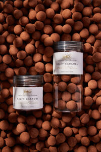 BOX THE ORIGINAL Salty Caramel vingummi med chokolade