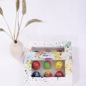 Chokoladegave med 9 håndlavede stykker